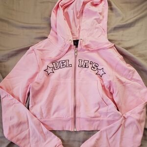 dELiA*s Light Pink Kids Zip-Up Hoodie